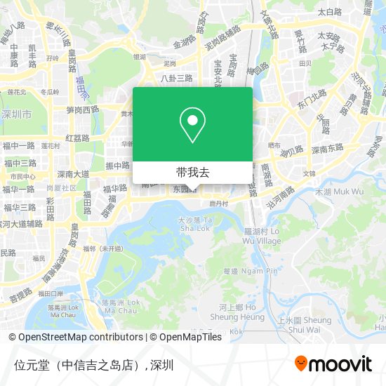 位元堂（中信吉之岛店）地图