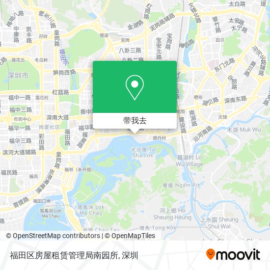 福田区房屋租赁管理局南园所地图