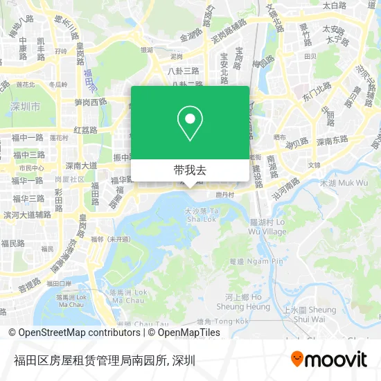 福田区房屋租赁管理局南园所地图