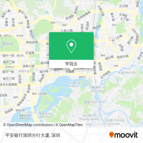 平安银行深圳分行大厦地图