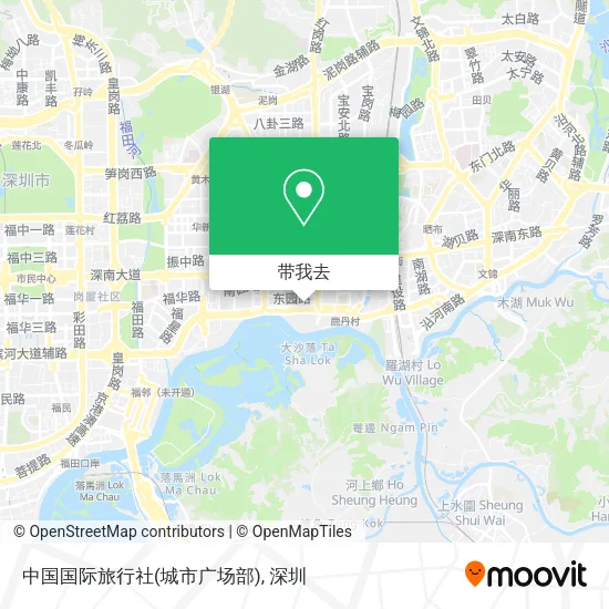 中国国际旅行社(城市广场部)地图