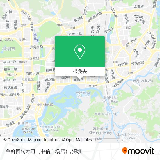 争鲜回转寿司（中信广场店）地图