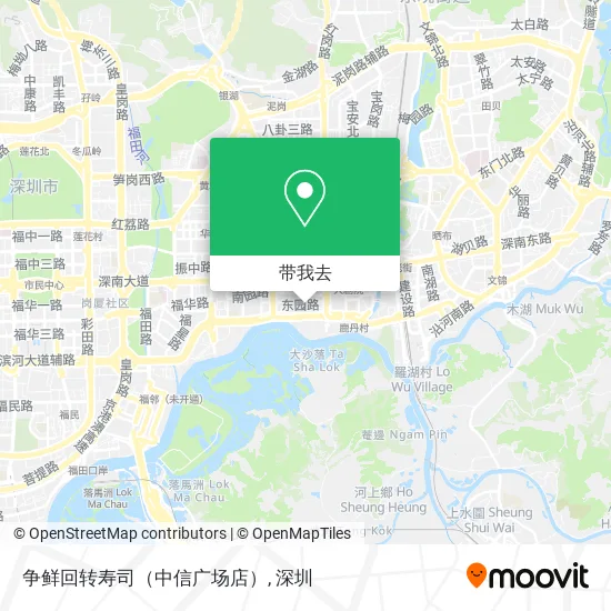 争鲜回转寿司（中信广场店）地图