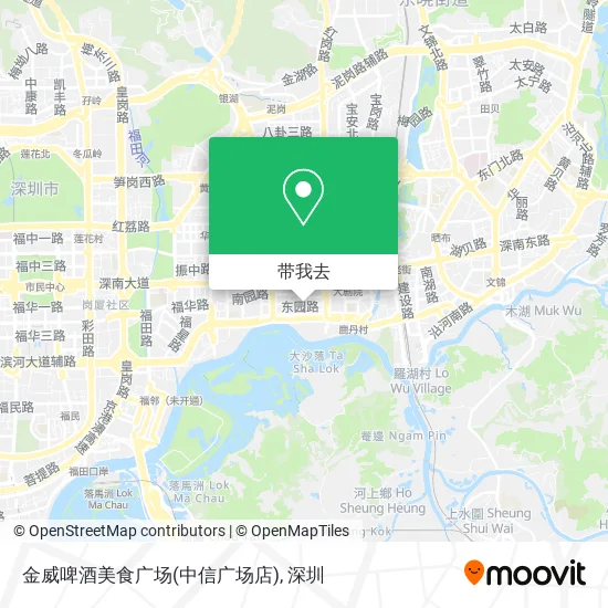 金威啤酒美食广场(中信广场店)地图