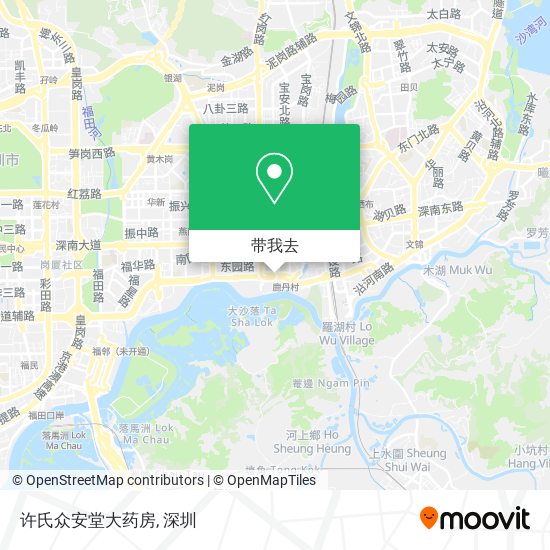 许氏众安堂大药房地图