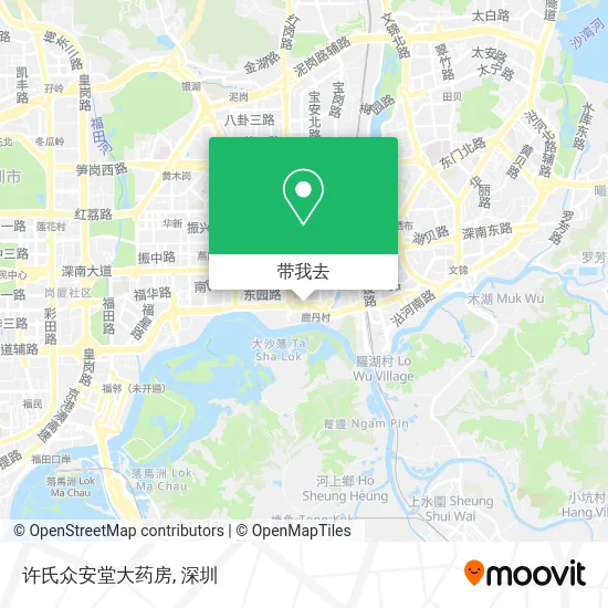 许氏众安堂大药房地图