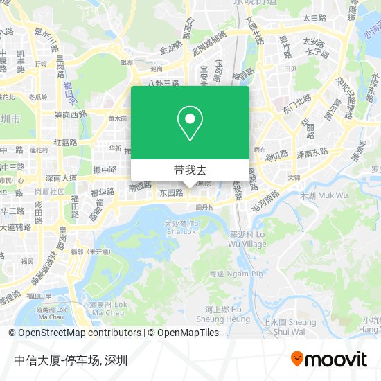 中信大厦-停车场地图