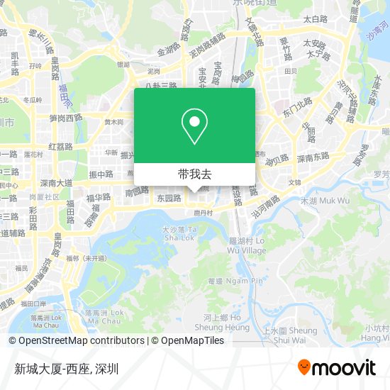 新城大厦-西座地图