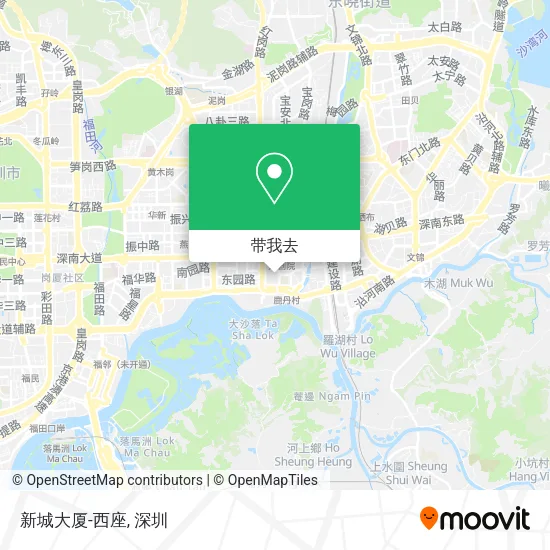 新城大厦-西座地图