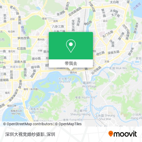 深圳大视觉婚纱摄影地图