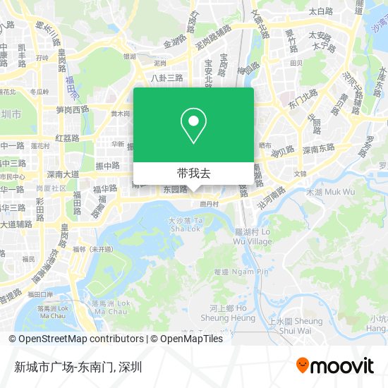 新城市广场-东南门地图