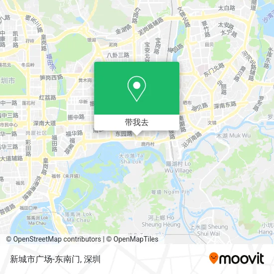 新城市广场-东南门地图