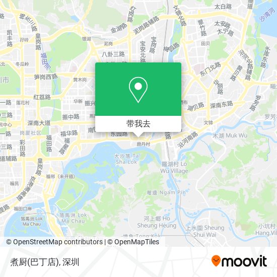 煮厨(巴丁店)地图