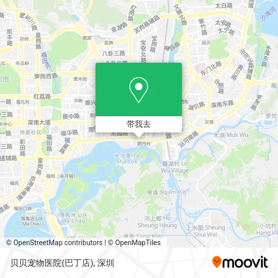 贝贝宠物医院(巴丁店)地图