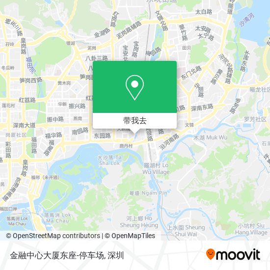 金融中心大厦东座-停车场地图