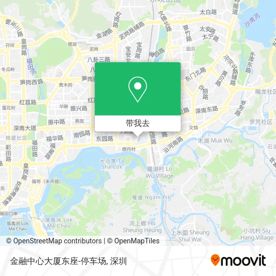 金融中心大厦东座-停车场地图