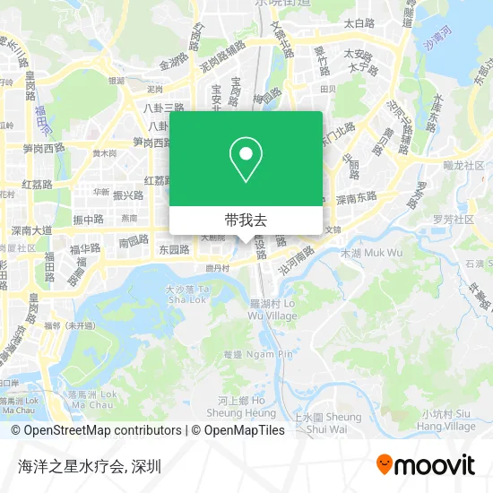 海洋之星水疗会地图