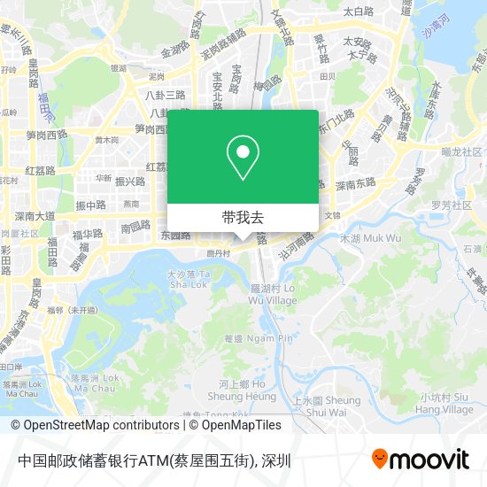 中国邮政储蓄银行ATM(蔡屋围五街)地图