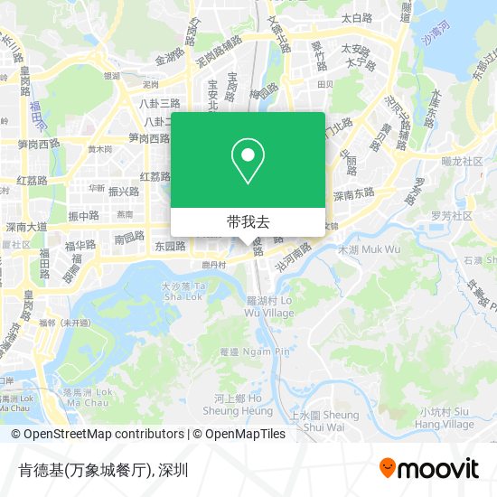 肯德基(万象城餐厅)地图