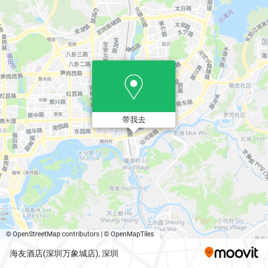 海友酒店(深圳万象城店)地图