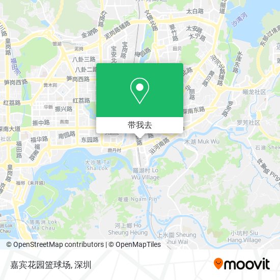 嘉宾花园篮球场地图