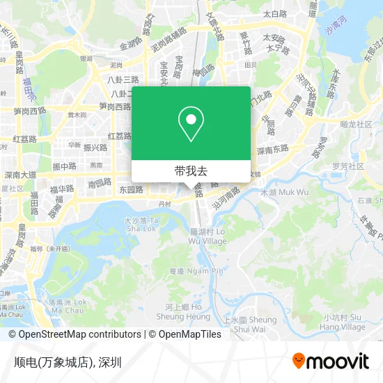 顺电(万象城店)地图