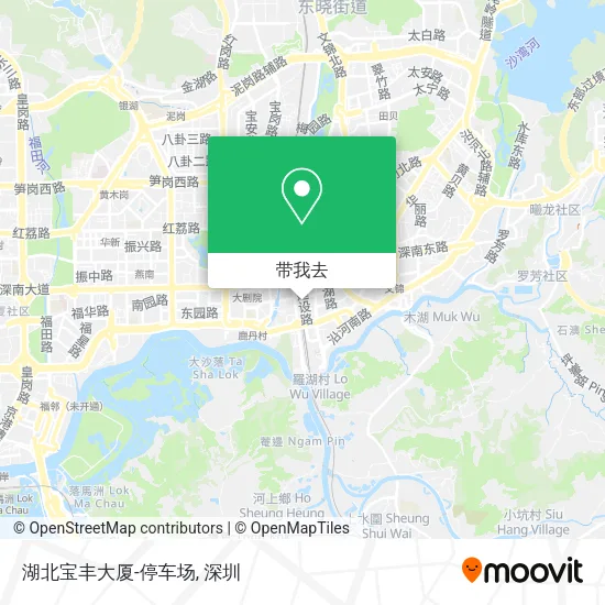 湖北宝丰大厦-停车场地图