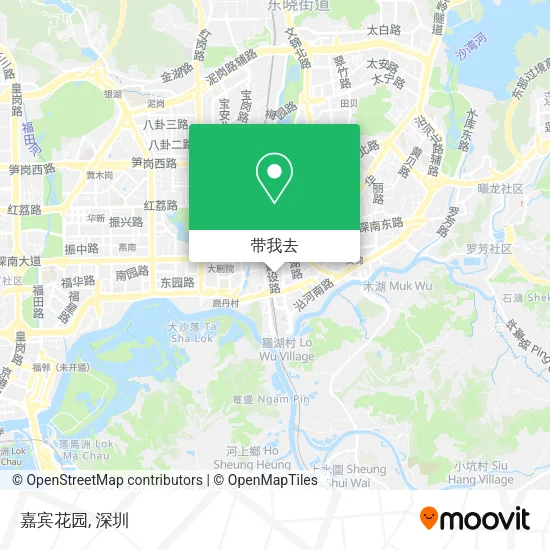 嘉宾花园地图