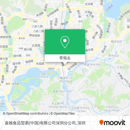 嘉顿食品贸易(中国)有限公司深圳分公司地图