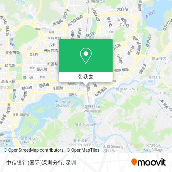 中信银行(国际)深圳分行地图
