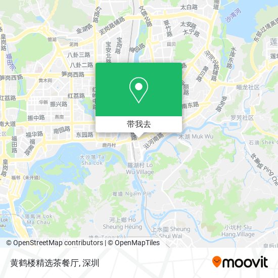 黄鹤楼精选茶餐厅地图