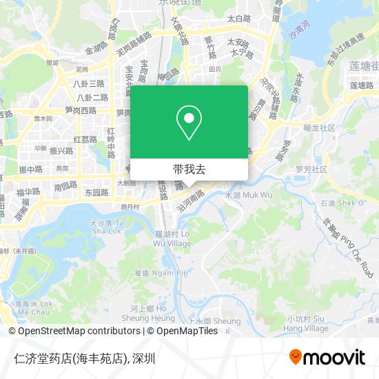 仁济堂药店(海丰苑店)地图