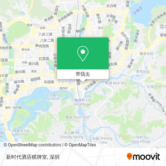 新时代酒店棋牌室地图