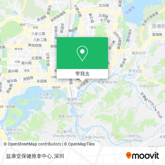 益康堂保健推拿中心地图