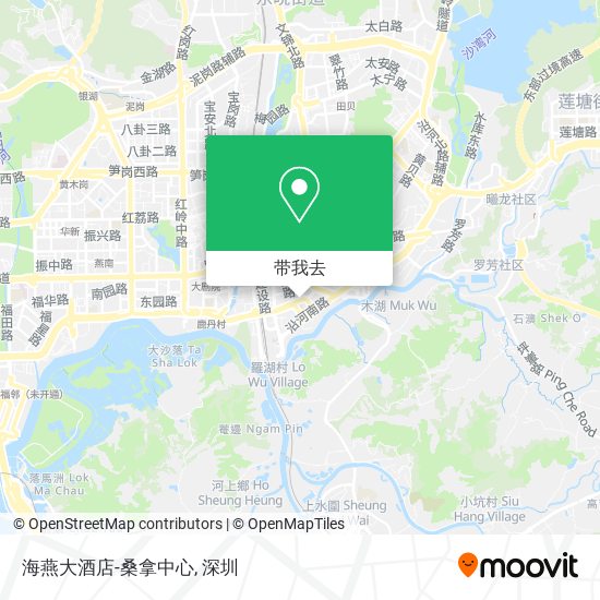 海燕大酒店-桑拿中心地图
