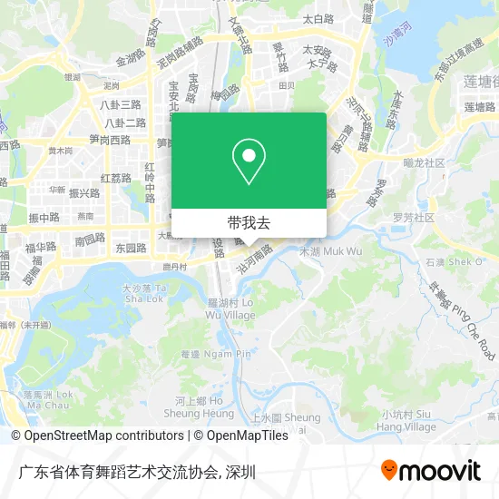 广东省体育舞蹈艺术交流协会地图