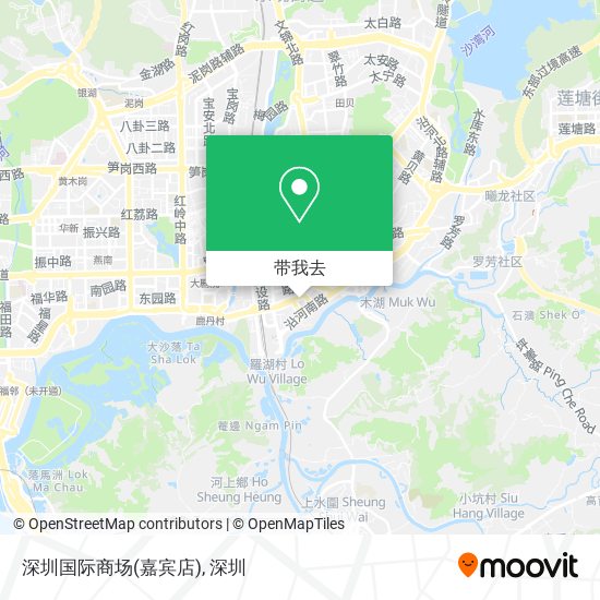 深圳国际商场(嘉宾店)地图