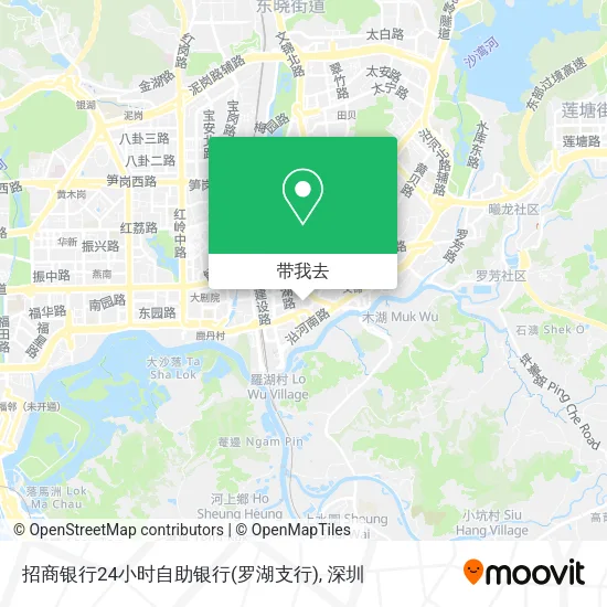 招商银行24小时自助银行(罗湖支行)地图