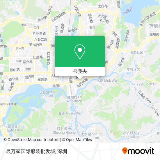晟万家国际服装批发城地图
