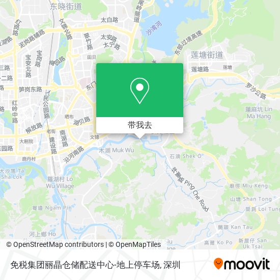 免税集团丽晶仓储配送中心-地上停车场地图