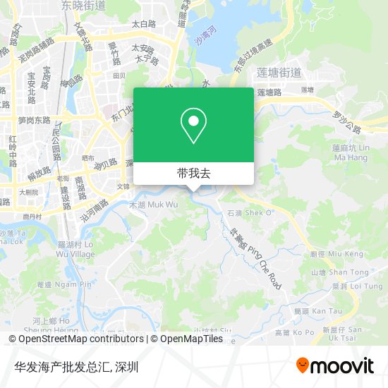华发海产批发总汇地图