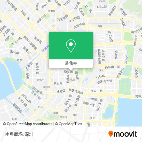南粤商场地图