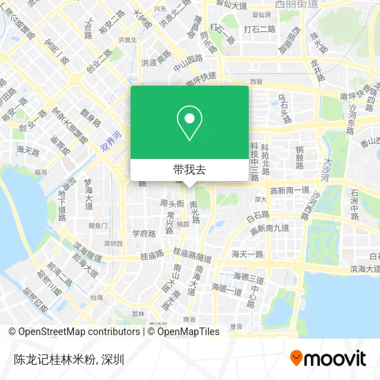 陈龙记桂林米粉地图