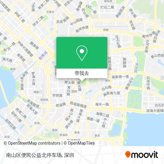 南山区便民公益北停车场地图