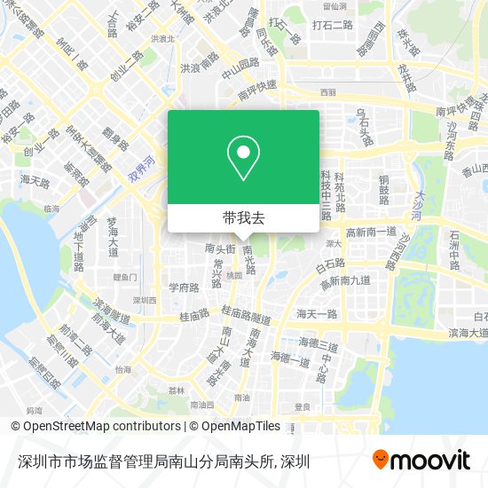 深圳市市场监督管理局南山分局南头所地图