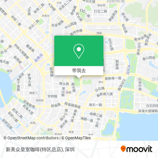 新美众皇室咖啡(特区总店)地图