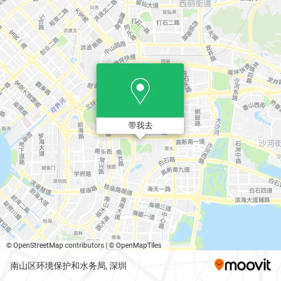 南山区环境保护和水务局地图