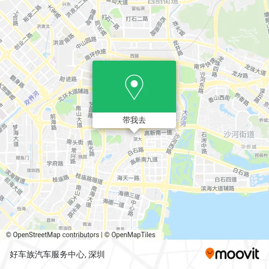 好车族汽车服务中心地图