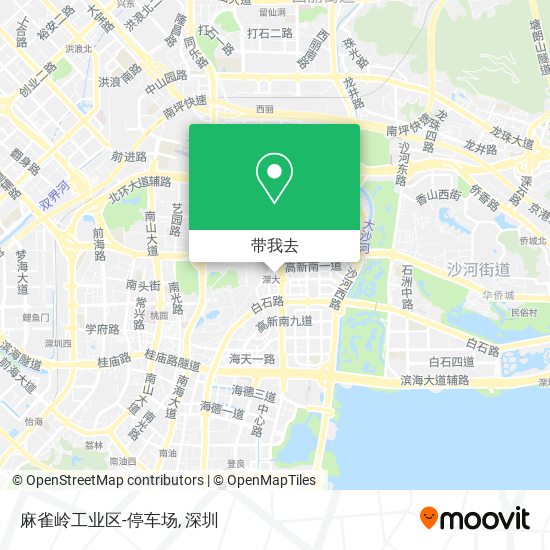 麻雀岭工业区-停车场地图