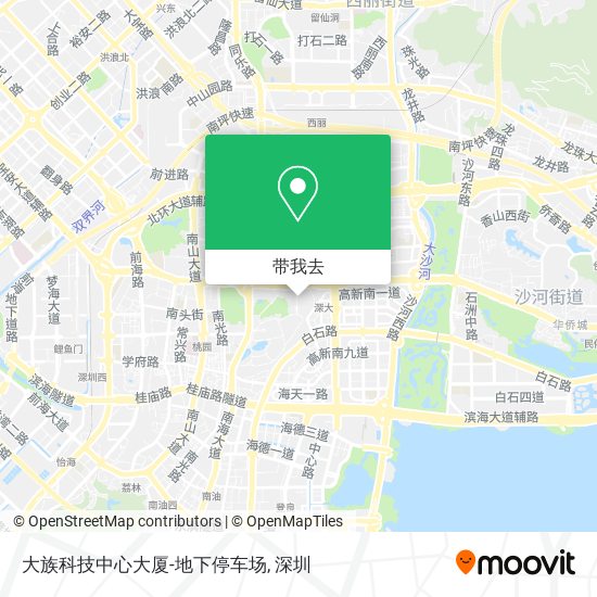 大族科技中心大厦-地下停车场地图